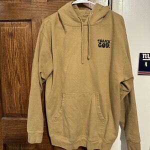 'Thank God' brand hoodie (New) (Large)